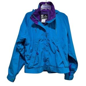 Vintage Helly Hansen Jacket Blue/Purple Unisex Winter Ski Jacket